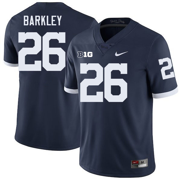 Saquon Barkley Penn State Jersey,PSU Nittany Lions #26 Saquon Barkley Football Uniforms-Retro